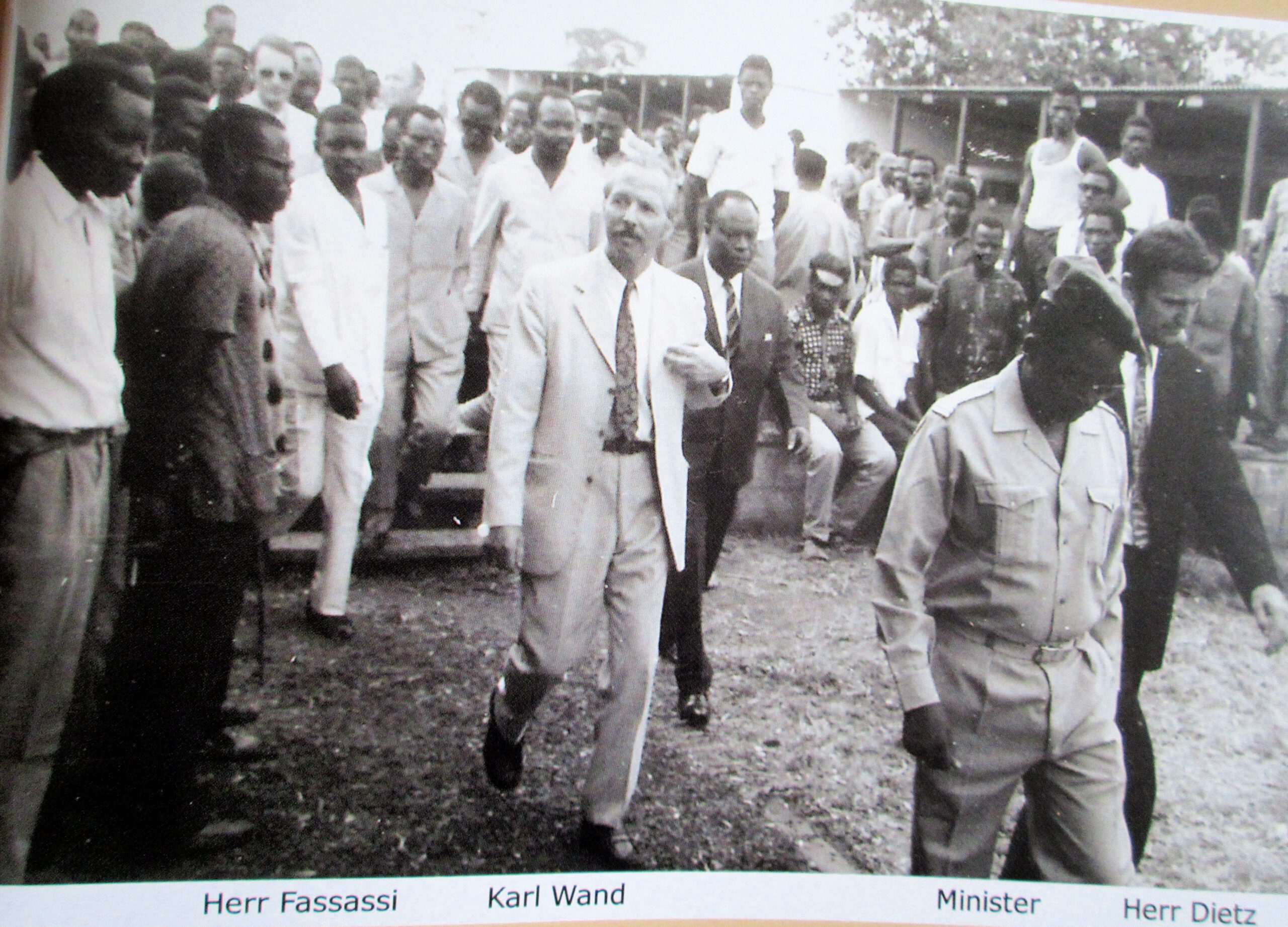 Historisches Foto von der deutsch-beninischen Zusammenarbeit